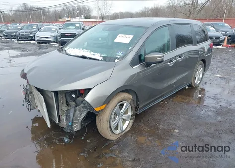2018 Honda Odyssey Ex-L z USA, uszkodzony, nr VIN 5FNRL6H75JB017270